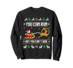 Weihnachts-Jagd Santa Claus Jäger Ugly Christmas Sweater Sweatshirt von BCC Santa's Christmas Shirts & Weihnachtsgeschenke