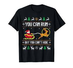 Weihnachts-Jagd Santa Claus Jäger Ugly Christmas Sweater T-Shirt von BCC Santa's Christmas Shirts & Weihnachtsgeschenke