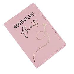 BCIOUS Einfache Flugzeug PU Passhülle Stilvoller Kreditkartenhalter Für Männer Und Frauen Hochzeitsgeschenk Reisepasshülle von BCIOUS