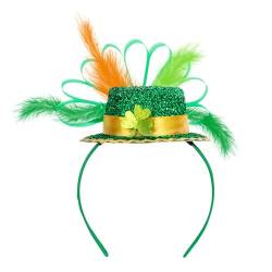 BCIOUS Pailletten-Hut, Stirnband, StPatrick Day, Haarreif, Urlaub, Kopfschmuck, irischer Nationalfeiertag, Festival, Requisiten, Festival-Zubehör von BCIOUS