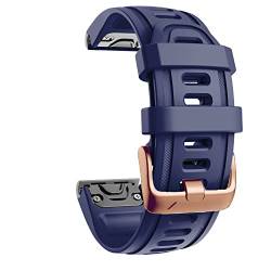 BCMCBV 20 mm Smartwatch-Armband für Garmin Fenix 7S/5S Plus/6S/6S Pro, Schnellverschluss-Armband, Silikon-Armband, Roségold, For Fenix 5S Plus, Achat von BCMCBV