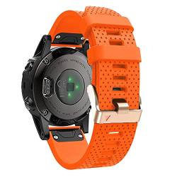 BCMCBV 20 mm Smartwatch-Armband für Garmin Fenix 7S/5S Plus/6S/6S Pro, Schnellverschluss-Armband, Silikon-Armband, Roségold, For Fenix 5S Plus, Achat von BCMCBV