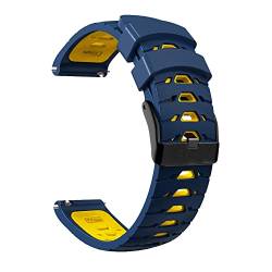 BCMCBV 20 x 22 mm Smartwatch-Armband für Garmin Venu SQ/Venu2 Plus Armbänder Vivoactive 3 4/Forerunner 245 Uhrenarmband aus Silikon, 22mm Universal, Achat von BCMCBV