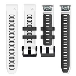 BCMCBV 22 x 26 mm Uhrenarmband für Coros VERTIX/Vertix2 Smartwatch, Silikon-Schnellverschluss für Garmin Fenix 7 7X 5 5X 6 6X Pro Armband, 26mm For Fenix 6X 6XPro, Achat von BCMCBV