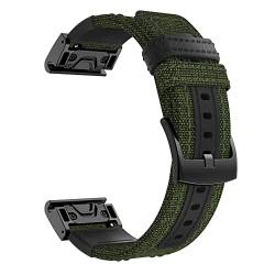 BCMCBV Nylon-Uhrenarmband für Garmin Fenix 7X 6X Pro 7 7S 6 6S 5X 5 5S Plus VERTIX Epix Gen 2, schnell trocknendes Armband mit Klettverschluss, 26, 20, 22 mm, 22mm Fenix 5 6 7, Achat von BCMCBV