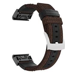 BCMCBV Nylon-Uhrenarmband für Garmin Fenix 7X 6X Pro 7 7S 6 6S 5X 5 5S Plus VERTIX Epix Gen 2, schnell trocknendes Armband mit Klettverschluss, 26, 20, 22 mm, For Fenix 3 HR D2 bravo, Achat von BCMCBV