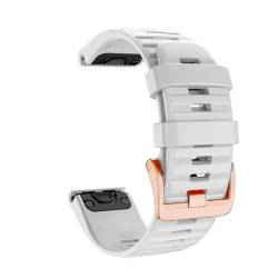 BCMCBV Silikon-Uhrenarmband für Garmin Fenix 6X Pro 5 5X Plus 6 S60 935 945 6S 5S MK2S Herren-Armband mit Schnellentriegelung, 22 mm, Achat von BCMCBV