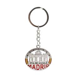 BDM - Llavero de matrícula de Madrid Con monumentos de la Ciudad para Hombre y Mujer - Modelo 5 von BDM