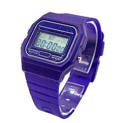 BDM - Reloj clásico Casiopea Original para Hombre Mujer, niña o niño de pulsera digital Con alarma. Un Regalo Vintage. - Azul Oscuro von BDM