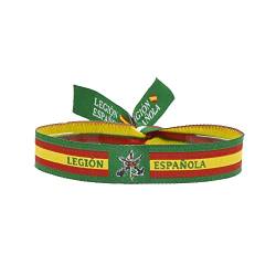 BDM Stoffarmband für Männer und Frauen der spanischen Legion mit der spanischen Flagge. Einstellbar. von BDM