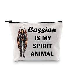 BDPWSS ACOTAR Themed Gifts Cassian Bat Boys Gift Illyrian Warriors Gift SJM Fans Gift Book Boyfriend Gift ACOMAF Makeup Bag, My Spirit Cas Tasche von BDPWSS