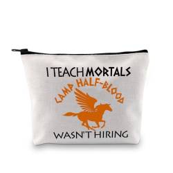 BDPWSS Make-up-Tasche mit Aufschrift "I Teach Mortals Camp Half-Blood Wasn't Hiring Percy", I Teach Mortals Tasche, modisch von BDPWSS
