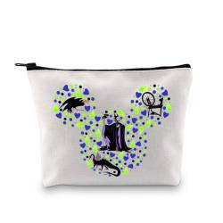 BDPWSS Maleficent Geschenk für Frauen, böse Königin, Make-up-Tasche, Herrin des Bösen, Geschenk von Bösewichten, Film-inspiriertes Geschenk, böse Hexe, Mäusekopf-Bösewichttasche, modisch von BDPWSS
