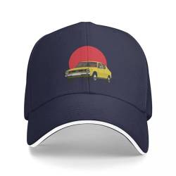 BEABAG Basecap Datsun 100A, Kirsche, E10 Leuchtend gelbe aufgehende Sonne Baseballkappe Trucker Hut Hüte Baseballkappe Herren Mütze Damen von BEABAG
