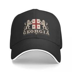 BEABAG Basecap Ich Liebe Georgien, georgische Flagge, georgisches Baseballkappe Trucker-Hüte Thermo-Visier-Hut Frauen Männer von BEABAG