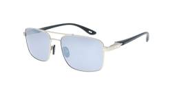 BEACH FORCE - Sonnenbrille Herren Polarisiert | Modell BF3140P, Für Erwachsene und Jugendliche, Polarisationsfilter, UV-400 Filter | Herren Sonnenbrille (Silberfarbe, Schwarz, Grau, Verspiegelt) von BEACH FORCE
