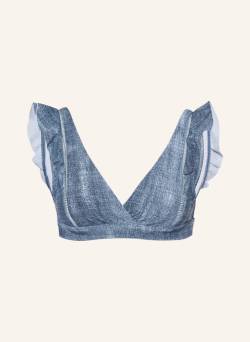 Beachlife Bralette-Bikini-Top Denim blau von BEACHLIFE