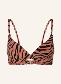 Beachlife Bügel-Bikini-Top Rose Zebra rosa von BEACHLIFE