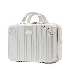 BEALIFE Premium Gepäck Kosmetikkoffer für stilvolle und organisierte Reisende, professioneller Aufbewahrungsbox Koffer, verschleißfest, milchig weiß, 14 Zoll von BEALIFE
