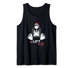 No Lift Lustige Gym Weihnachten Sprüche Fitness Motivation Tank Top von BEAST ON