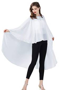 BEAUTELICATE Stola Damen Chiffon Schal Umschlagtücher Cape Elegant für Festlich Hochzeit Brautkleid Abendkleid von BEAUTELICATE