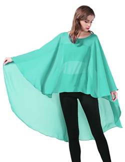 BEAUTELICATE Stola Damen Chiffon Schal Umschlagtücher Cape Elegant für Festlich Hochzeit Brautkleid Abendkleid von BEAUTELICATE