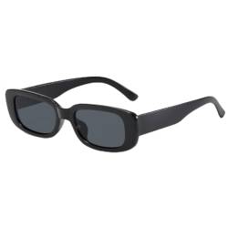 BEAUTYBIGBANG Retro Party Rechteckige Lustige Coole Altmodische Sonnenbrille für Männer und Frauen Outdoor Reise Aktivität Ultraleichte Kunststoffgläser für Sonnenschutz (schwarz) von BEAUTYBIGBANG