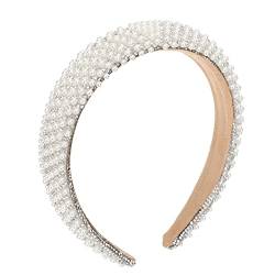 Barock Strass Stirnband Perle Strass Design Haarreifen Frauen Kopfschmuck von BEBALETY