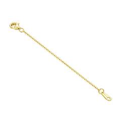 BEBEWO Kettenverlängerung 585 Gold Halskette Armband Verlängerungskette Gelbgold 5cm Kettenverlängerung für Damen von BEBEWO