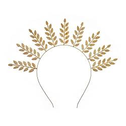 Haarband für Damen, elegante Blätterform, dünne Seite, Barock-Stil, Stirnband für Mädchen, Festival, Show, Hochzeit, Party, Schmuck von BEBIKR