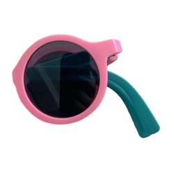 Modische Faltbare Sonnenbrille Praktische Brille Mit Hängender Aufbewahrungsbox Für Kinder Schützt Ihre Augen Vor UV Strahlung. Reise Sonnenbrille Für Kinder von BEBIKR