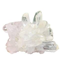 BEDNL Quarz-Dekoration, natürlicher weißer Kristall, ursprünglicher Stein, weißer Kristall-Cluster, dekorative Ornamente for Zuhause WEISHENYIN (Material : 300-400g) von BEDNL
