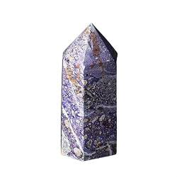 BEDNL Quarzdekoration 1PC Natürlicher Quarzkristallpunkt Lila Brekzienturm Kristallpunkt Kann for die Heimdekoration verwendet Werden WEISHENYIN (Material : 9-10cm) von BEDNL