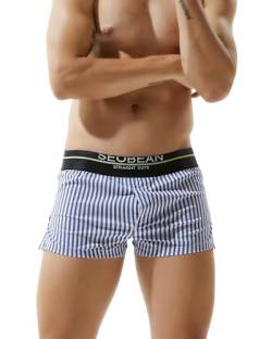 BEEMEN Herren Baumwolle Unterwäsche Low-Rise Männer Boxershorts Trunk Unterhose mit Eingriff von BEEMEN