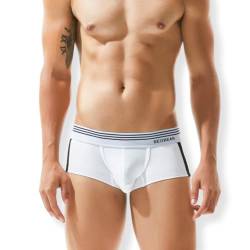 BEEMEN Herren Boxershorts Low Rise Sexy Männer Unterwäsche Niedrige Tailie Trunk Baumwolle Unterhose von BEEMEN