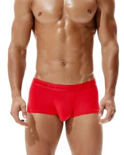 BEEMEN Low Rise Herren Eisseide Mikrofaser Unterwäsche Männer Slip Boxerbrief Trunk Brief aus atmungsaktiver Nylon Weiche Dünne Kühle Unterhose von BEEMEN