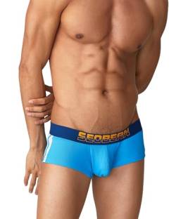 BEEMEN Low Rise Herren Unterwäsche Männer Slip Microfaser Eisseide Brief Atmungsaktive Nylon Unterhose von BEEMEN