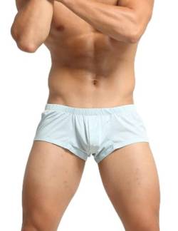 BEEMEN Low Rise Non-Stretch Herren Unterwäsche Männer Boxershorts Mini Fit Trunks Boxerbriefs Unterhose Shorts, 1er-Pack S (Etikett M) von BEEMEN