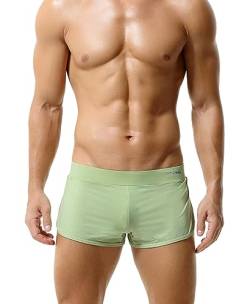 Seobean Low Rise Herren Unterwäsche Mesh Shorts Jocks Männer Sexy Boxerbriefs Atmungsaktive Stretch Home Strand Bekleidung von BEEMEN