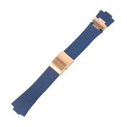 BEFIA Uhrenarmband Armband Silikon Uhrenarmband Für Ulysse-Nardin Marine Wasserdicht Gummi Uhrenarmband Sport 25 * 12mm Mann Uhren Sport, 25*12mm, Achat von BEFIA