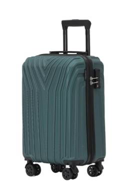 BEIBYE Kofferset Rollkoffer Koffer Hartschale,TSA Schloß, Zwillingsrollen, Erweiterung (Dunkelgrün, 55 cm) von BEIBYE