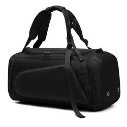 BEITH Reisetasche, 52x25x28cm Weekender Herren, Oxford-Stoff Sporttasche, Reisekoffer Handgepäck, Unabhängiger Schuhbeutel, Nassbeutel, 4-in-1-Mehrfachtragemethoden, Wasserdicht und Langlebig von BEITH