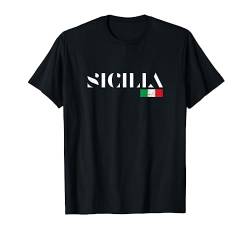 SICILIA ITALIA SIZILIEN ITALIEN URLAUB INSEL PARTY T-Shirt von BELLA ITALIA by PENTAMOBY