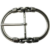 BELTINGER Gürtelschnalle Doppel 4,0 cm - Gürtelschließe 40mm - Dorn-Schließe - Gürtel bis 4cm von BELTINGER