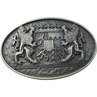 BELTINGER Gürtelschnalle Doppellöwe mit Wappen 4,0 cm - Buckle Wechselschließe Gürtelschließe 4 von BELTINGER