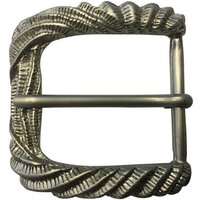 BELTINGER Gürtelschnalle Lines 4,0 cm - Gürtelschließe 40mm - Dorn-Schließe - Gürtel bis 4cm von BELTINGER