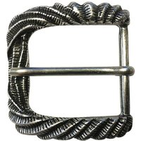 BELTINGER Gürtelschnalle Lines 4,0 cm - Gürtelschließe 40mm - Dorn-Schließe - Gürtel bis 4cm von BELTINGER