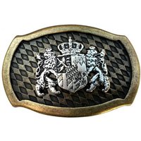 BELTINGER Gürtelschnalle Löwen mit Wappen - Buckle Wechselschließe Gürtelschließe 40mm - Für di von BELTINGER