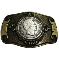 BELTINGER Gürtelschnalle Ludwig II 4,0 cm - Buckle Wechselschließe Gürtelschließe 40mm - Für di von BELTINGER