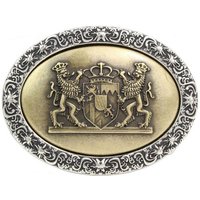 BELTINGER Gürtelschnalle Wappen Bayern 4,0 cm - Buckle Wechselschließe Gürtelschließe 40mm - Fü von BELTINGER